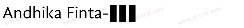 Andhika Finta字体转换